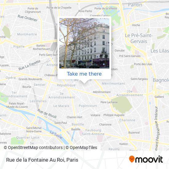 Rue de la Fontaine Au Roi map