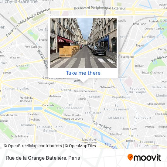Rue de la Grange Batelière map