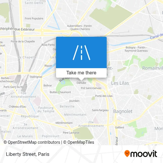 Rue de la Liberté map