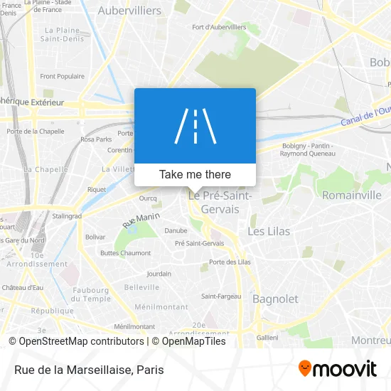 Rue de la Marseillaise map