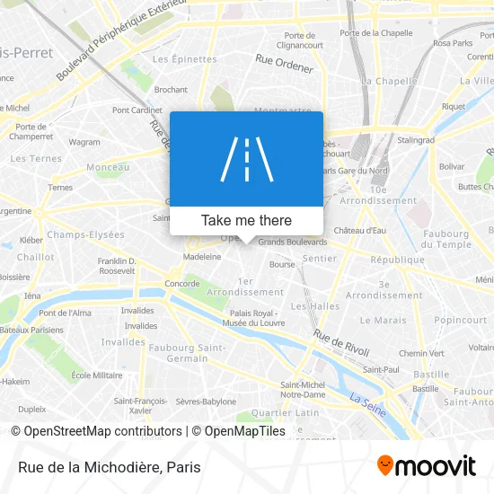 Rue de la Michodière map