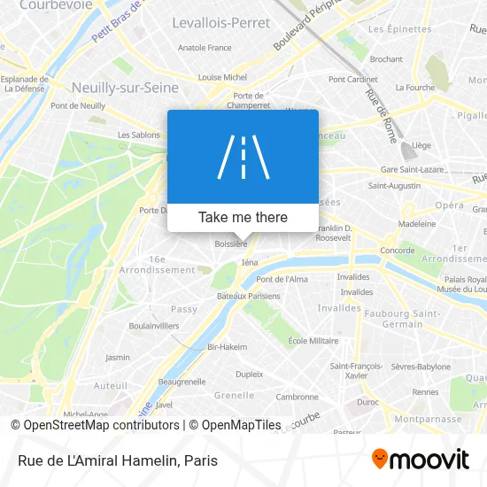 Rue de L'Amiral Hamelin map