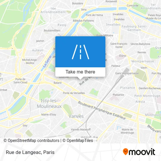 Rue de Langeac map