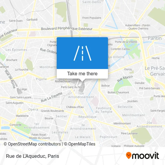 Rue de L'Aqueduc map