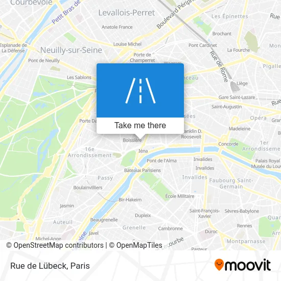 Rue de Lübeck map