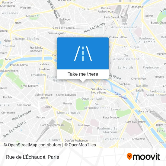 Rue de L'Échaudé map