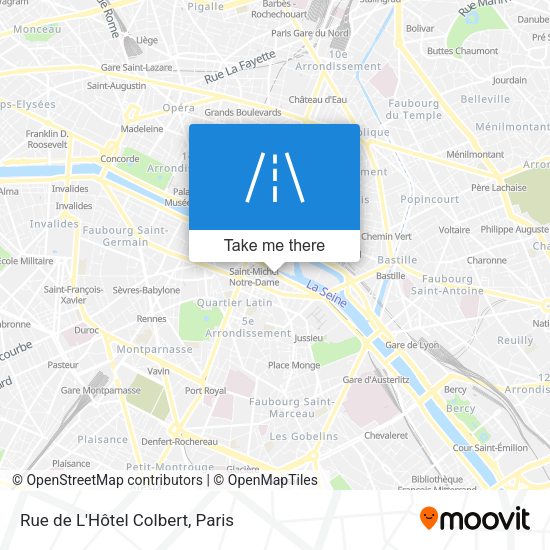Rue de L'Hôtel Colbert map