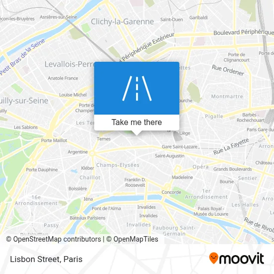 Rue de Lisbonne map