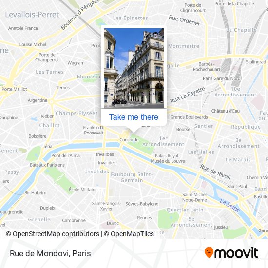 Rue de Mondovi map