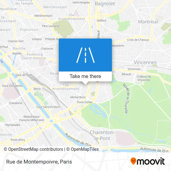 Rue de Montempoivre map