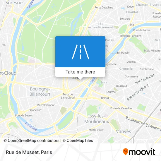 Rue de Musset map