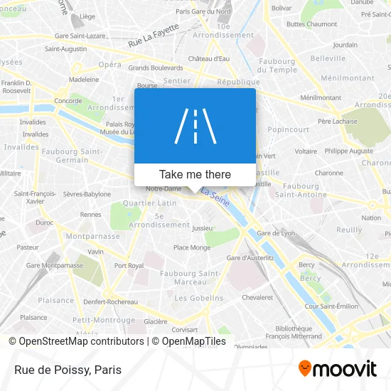 Rue de Poissy map