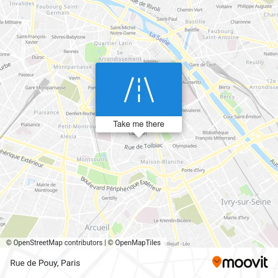 Rue de Pouy map