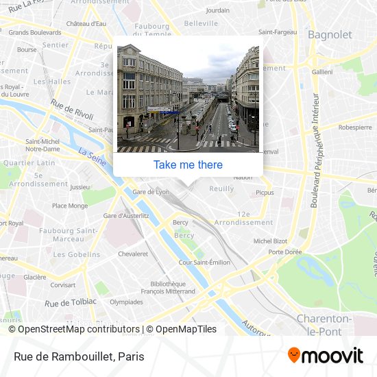 Mapa Rue de Rambouillet