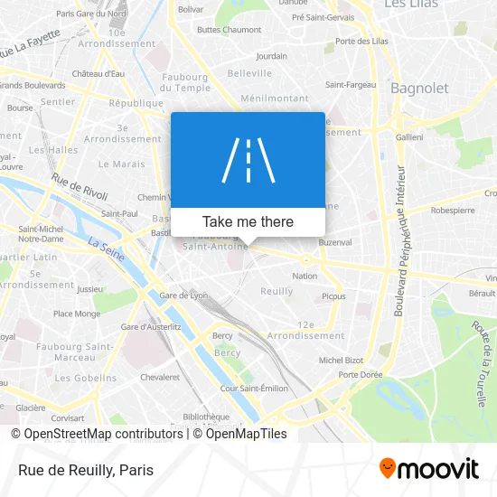 Rue de Reuilly map