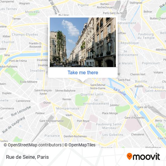 Rue de Seine map