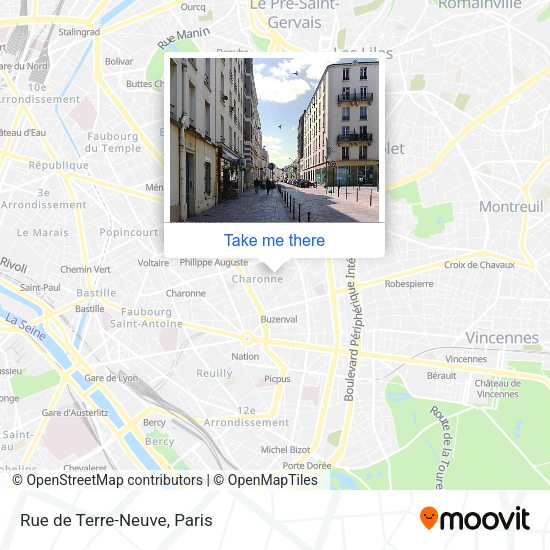 Rue de Terre-Neuve map