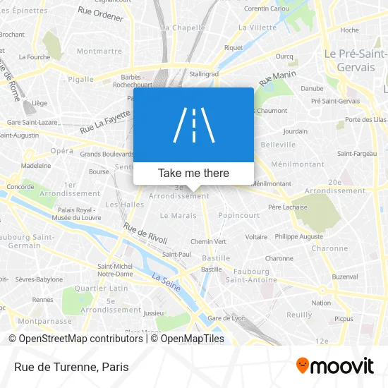 Rue de Turenne map