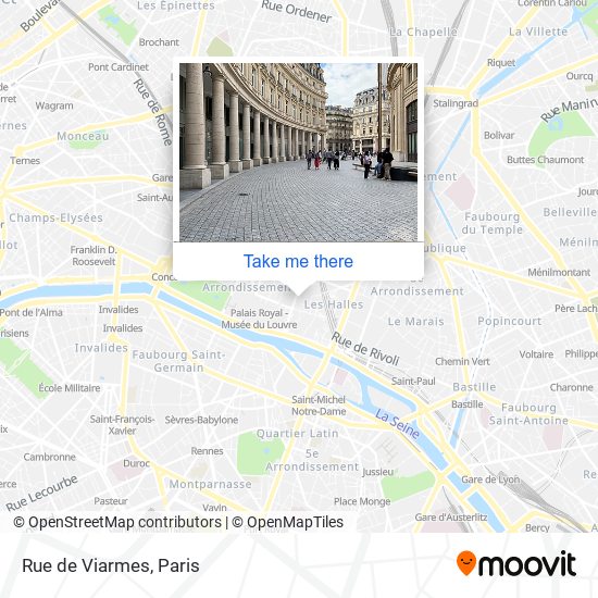 Rue de Viarmes map