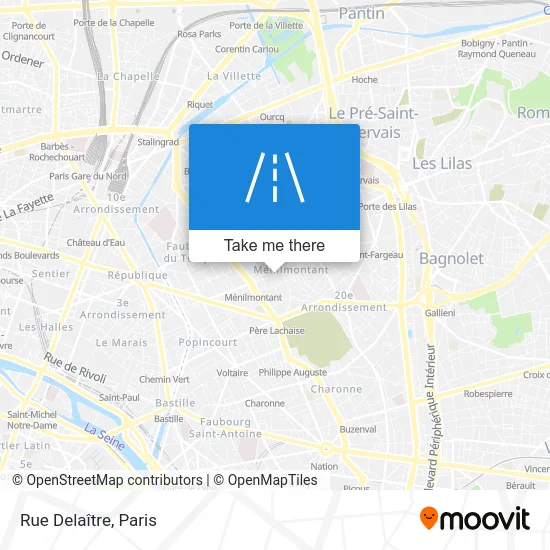 Rue Delaître map