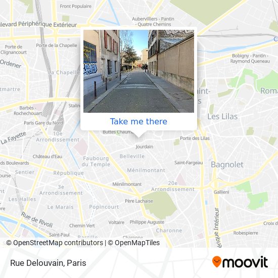 Rue Delouvain map