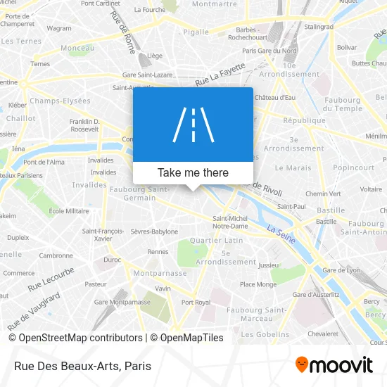 Rue Des Beaux-Arts map