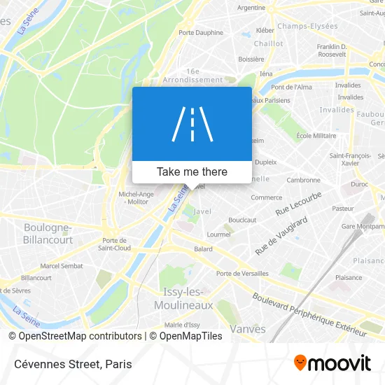 Rue Des Cévennes map