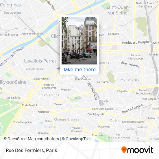 Rue Des Fermiers map