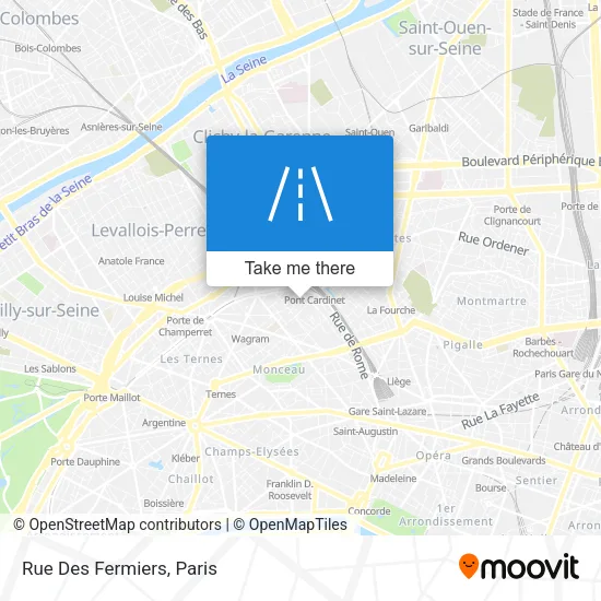 Rue Des Fermiers map