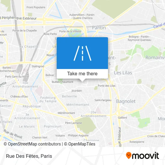 Rue Des Fêtes map