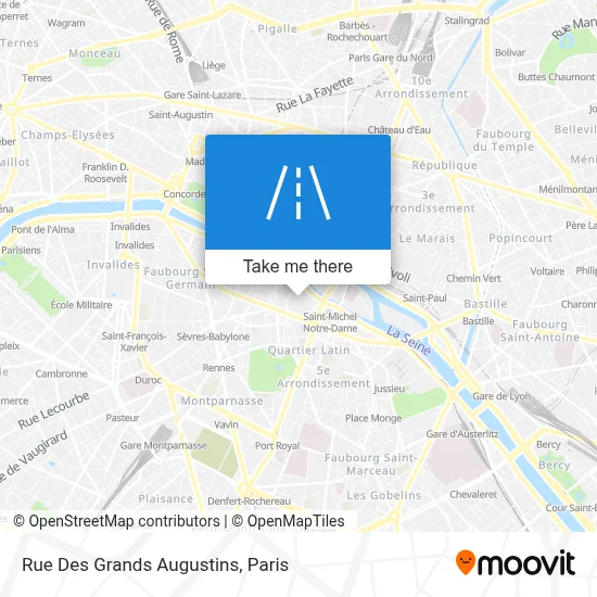 Rue Des Grands Augustins map