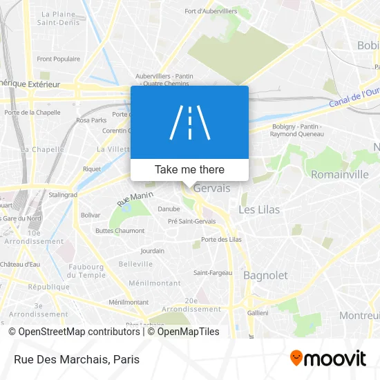 Rue Des Marchais map