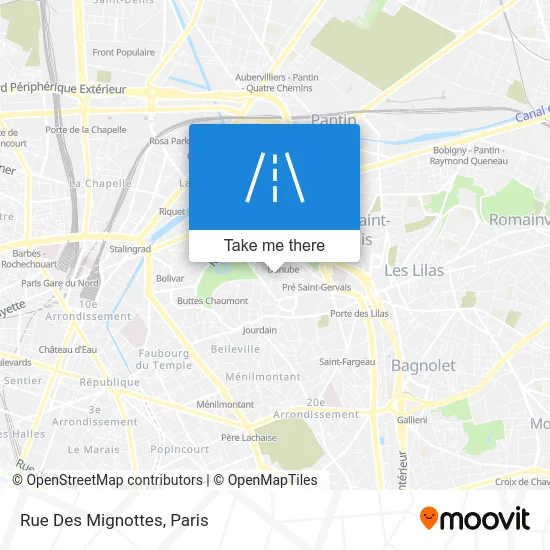Rue Des Mignottes map