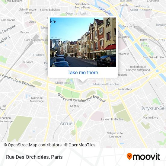 Rue Des Orchidées map