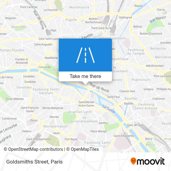 Rue Des Orfèvres map