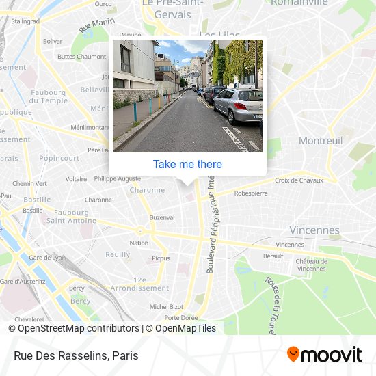 Rue Des Rasselins map
