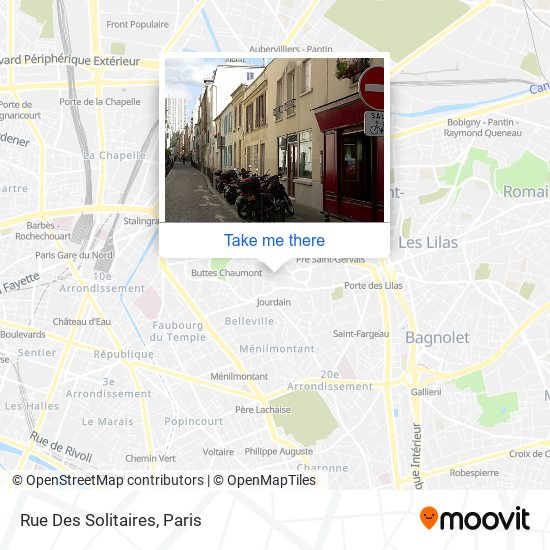 Rue Des Solitaires map