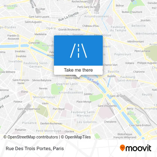 Rue Des Trois Portes map