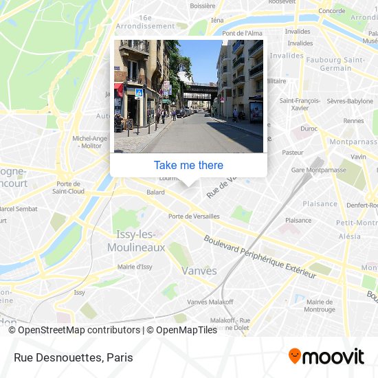 Rue Desnouettes map