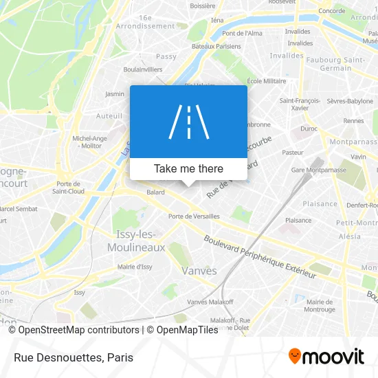 Rue Desnouettes map