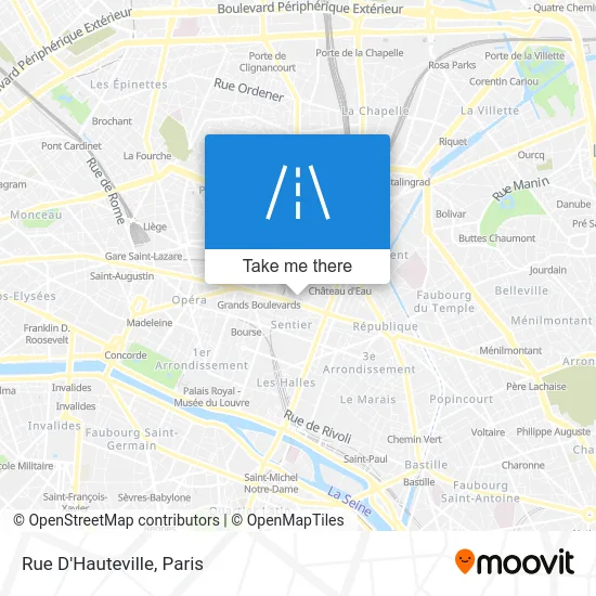 Rue D'Hauteville map