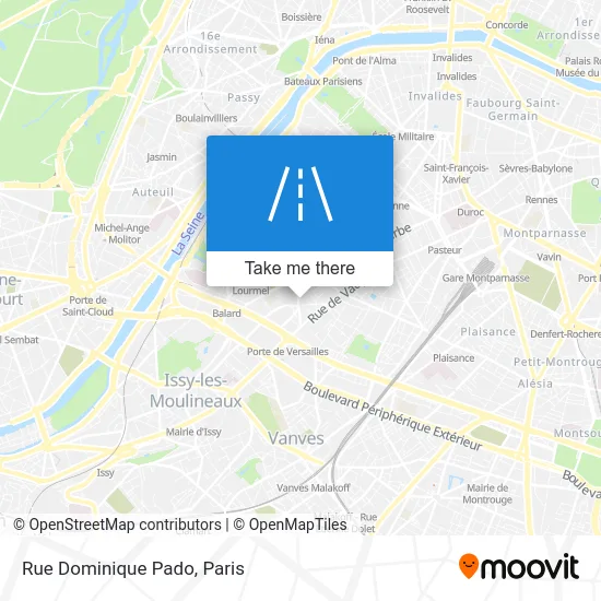 Rue Dominique Pado map