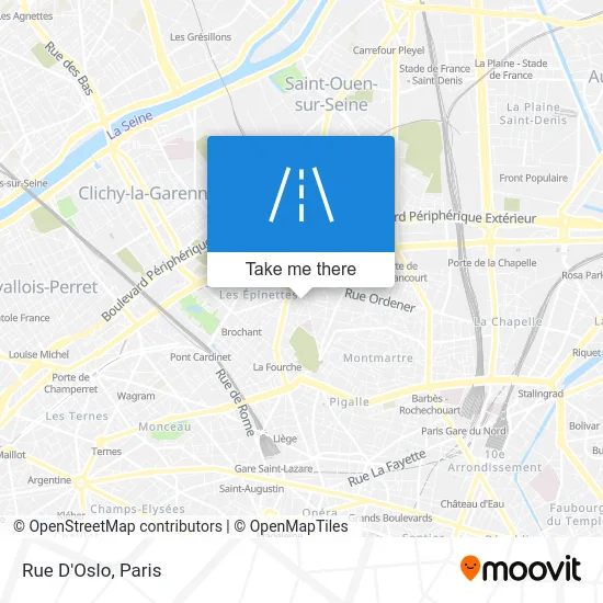 Rue D'Oslo map