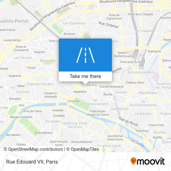 Rue Édouard VII map