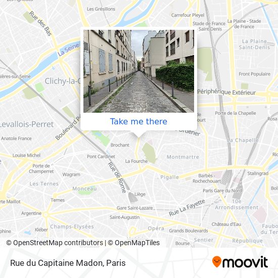 Rue du Capitaine Madon map