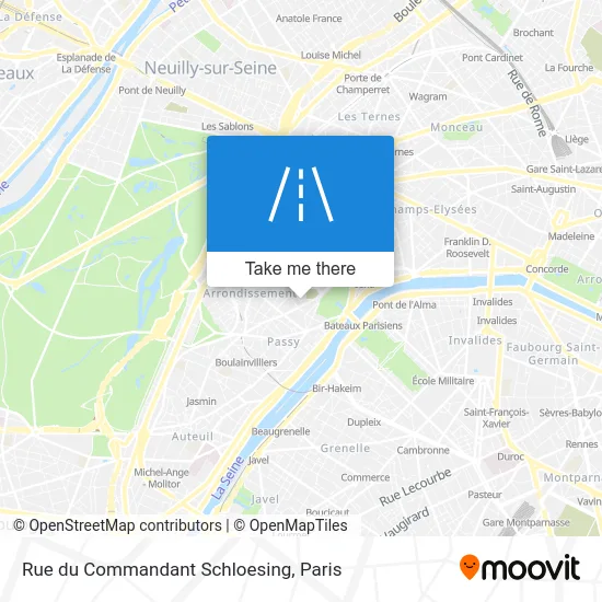 Rue du Commandant Schloesing map
