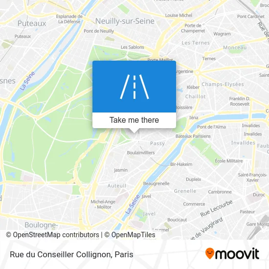 Rue du Conseiller Collignon map