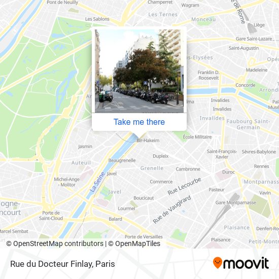 Rue du Docteur Finlay map