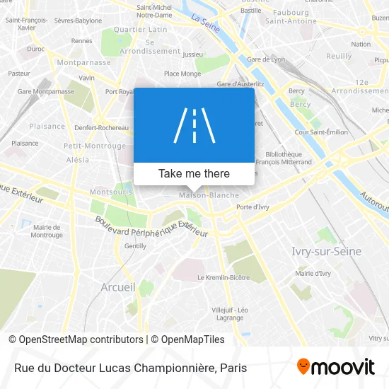 Rue du Docteur Lucas Championnière map