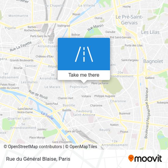 Rue du Général Blaise map